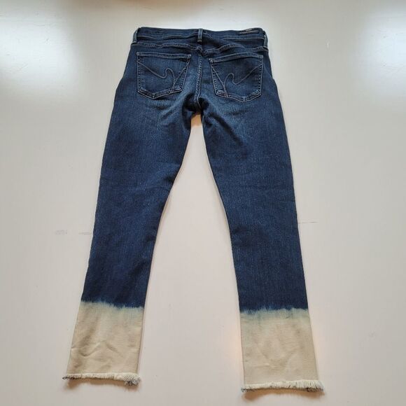 NEW 27 REVOLVE CoH AVEDON DIP DYE OMBRE RAW EDGE ULTRA SKINNY JEANS - Picture 11 of 14
